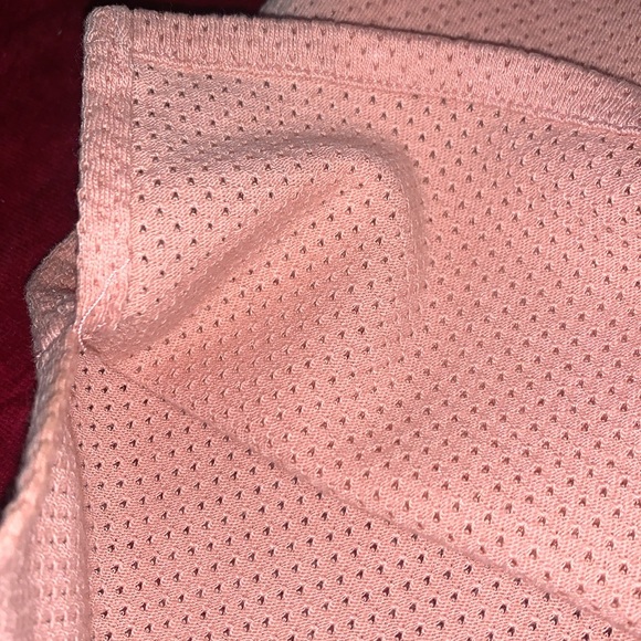 Casual Joe Haband Beige/Salmon Button-Up Short Sleeve Vintage Shirt Size Medium - Picture 7 of 8